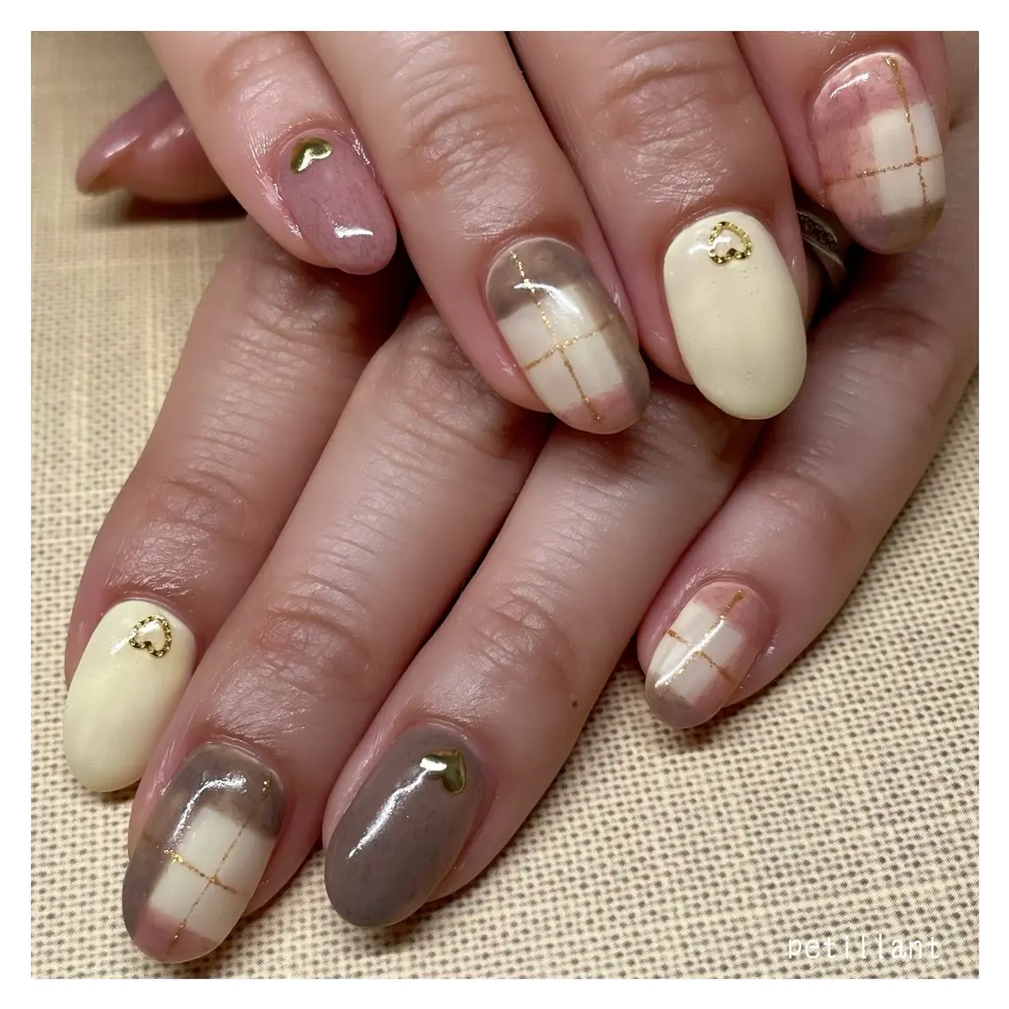 ネイル フレンチネイル 冬ネイル クリスマス nail salon petillantのネイルデザイン