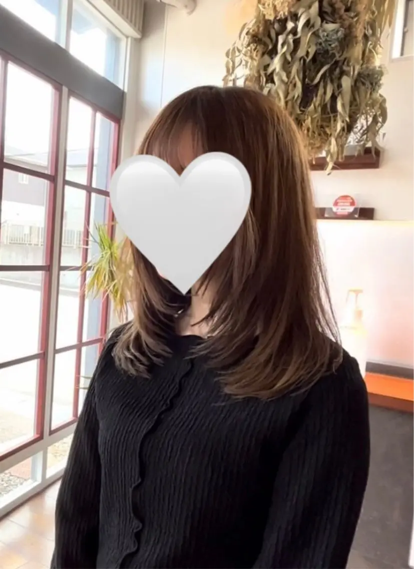 ミディアム Rico /透明感カラー💎のヘアスタイル