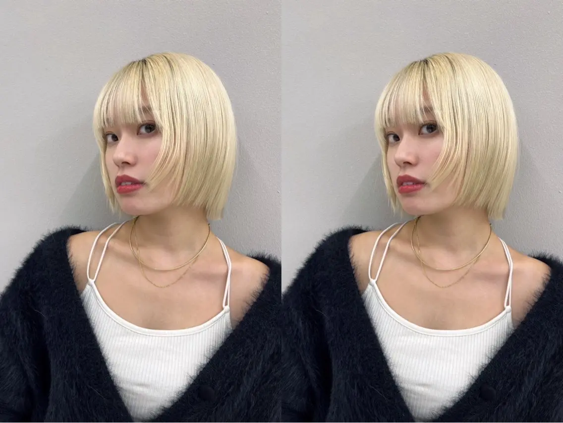 ショート カラー 池袋/似合わせ/縮毛 髪質改善【ugen】のヘアスタイル