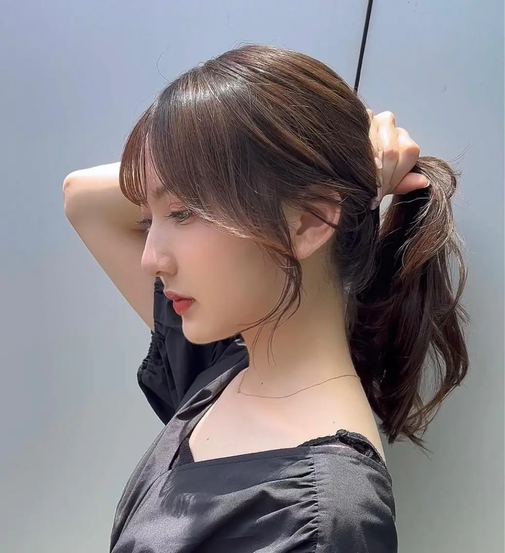 ロング カット ヘアカラー トリートメント 🌫️大人韓国ヘア 🌫️naoyaのヘアスタイル