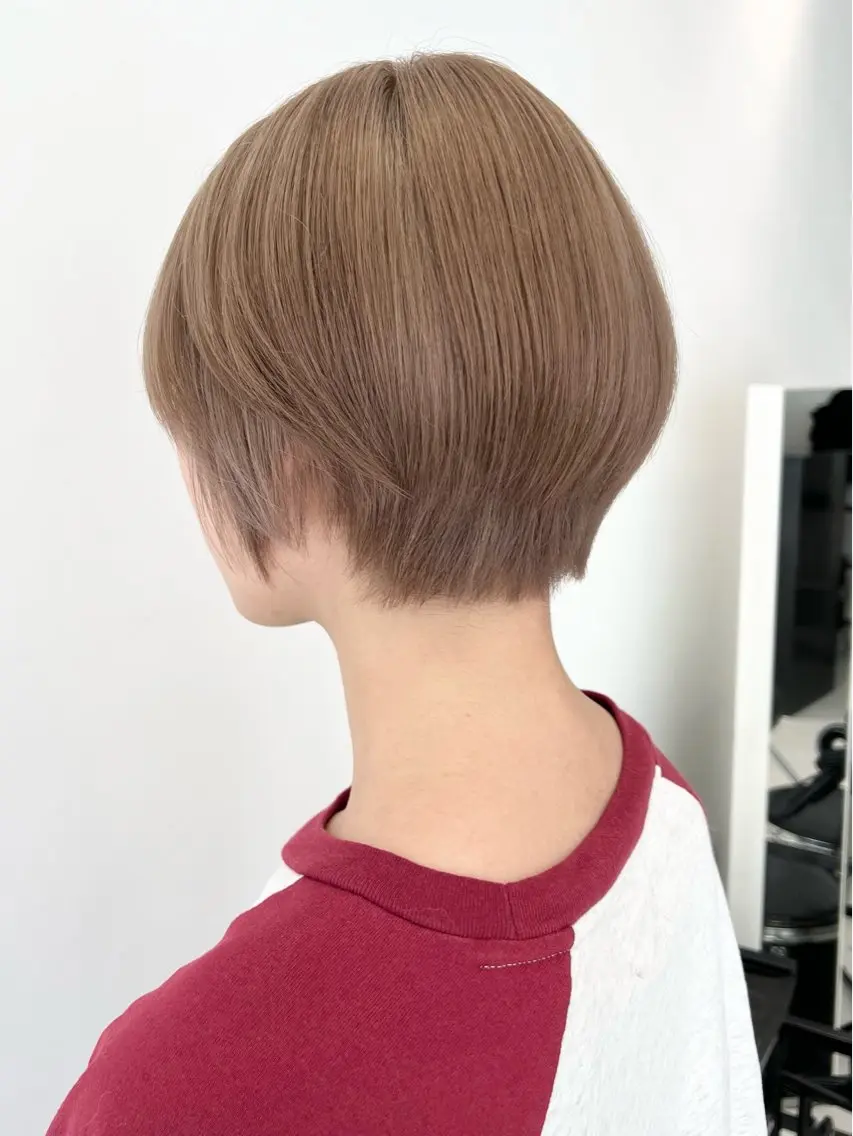 ショート カラー カット ヘアカラー トリートメント HARU//原宿🤍 リピート率NO.1のヘアスタイル