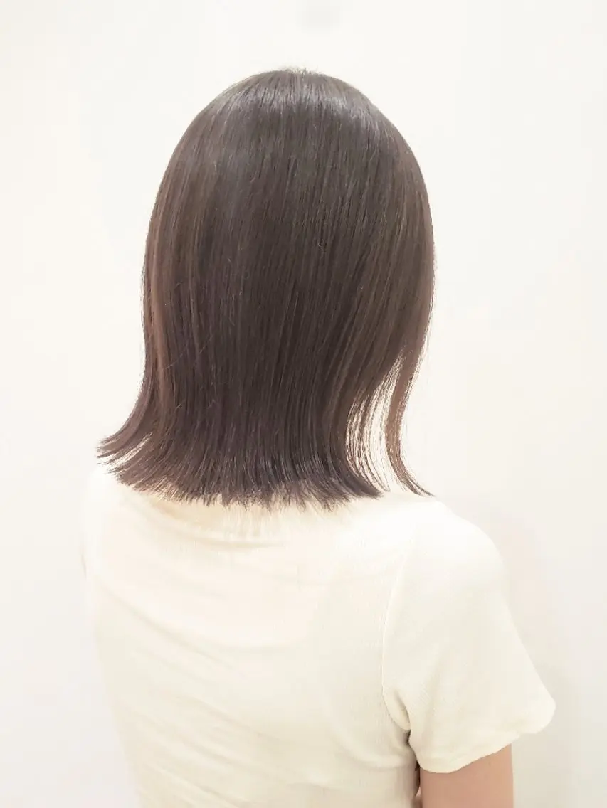 ミディアム カラー カット ヘアカラー トリートメント ヘッドスパ 齋藤 愛美のヘアスタイル