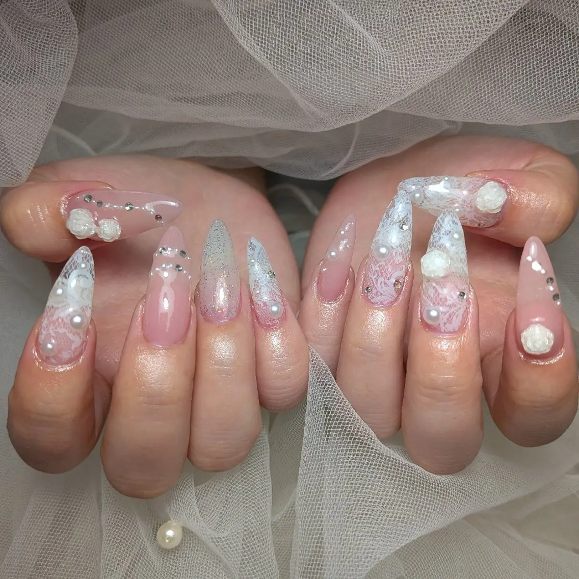 ネイル 長さ出し ハンドネイル ulunail mikaのネイルデザイン