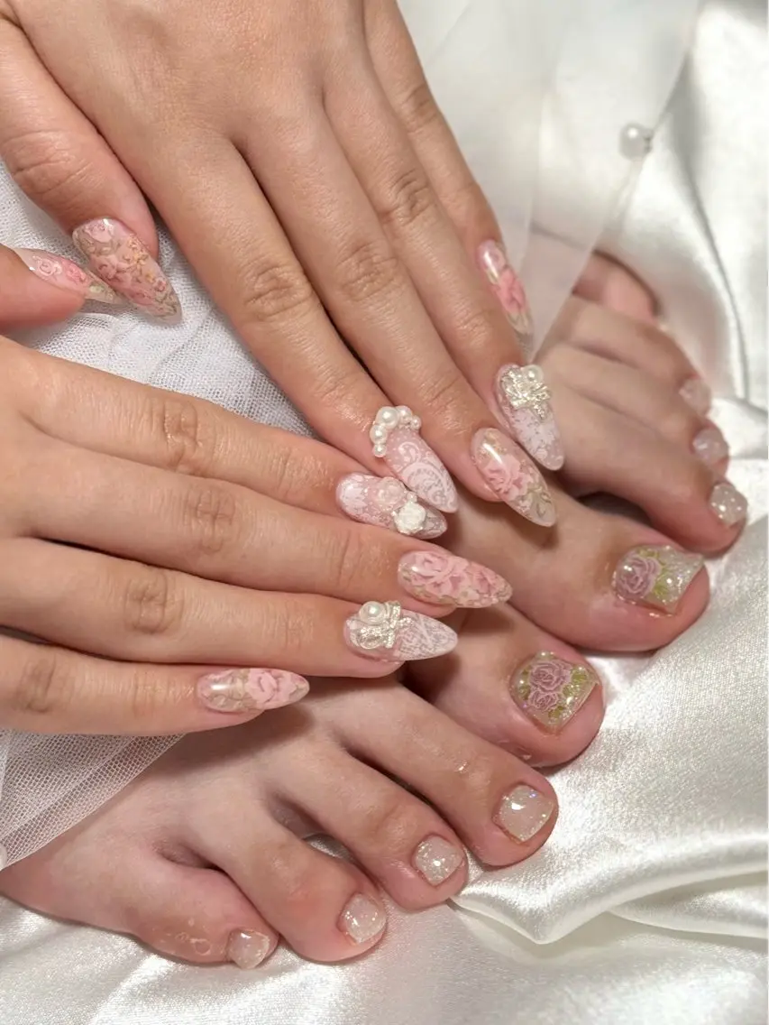 ネイル フットネイル salon luge あめ🍬のネイルデザイン