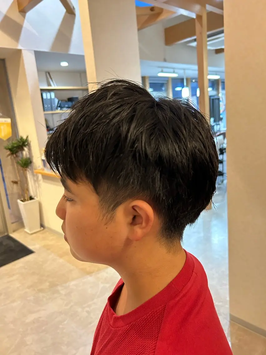 メンズ カット パーマ 国府田 裕のヘアスタイル