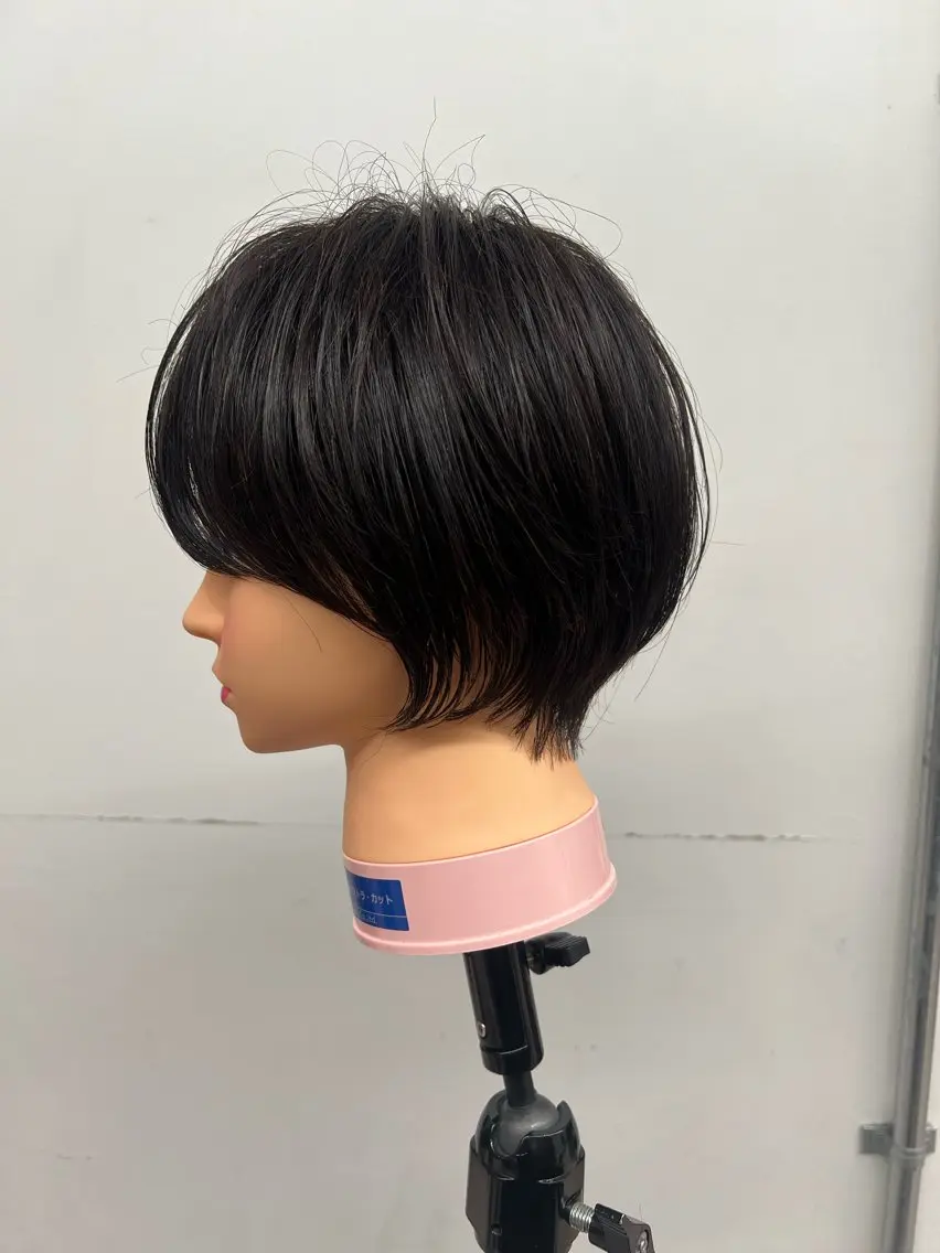 ショート くびれヘア ショートヘア カット 堀江 /木下椋麻のヘアスタイル