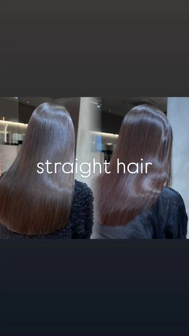 セミロング カラー カット 縮毛矯正 トリートメント レイヤー/髪質改善 渡部晃輝のヘアスタイル