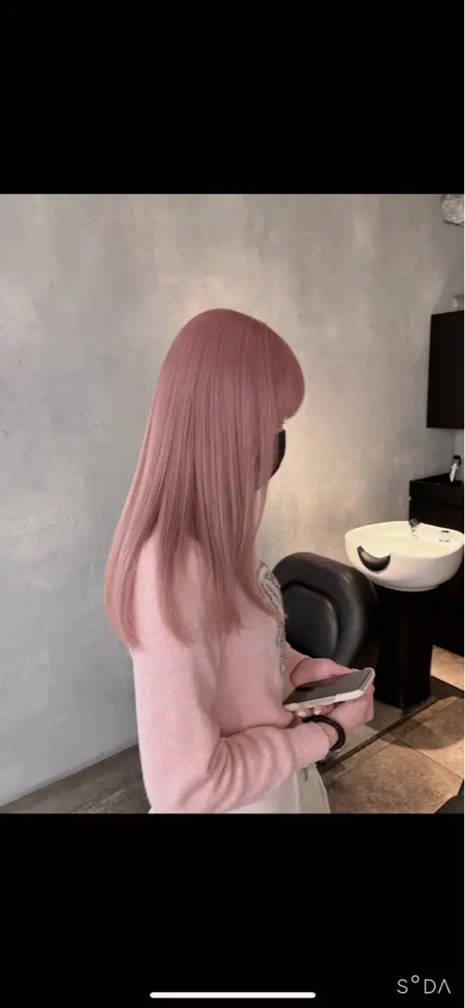 ロング カラー 柔らかbeige モトキのヘアスタイル
