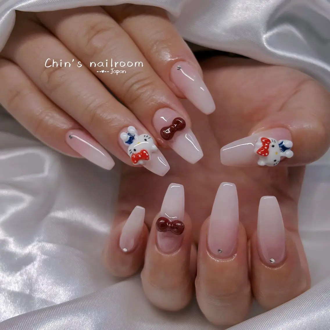 ネイル 韓国ネイル ワンホンネイル Kawaii ChibaNailのネイルデザイン