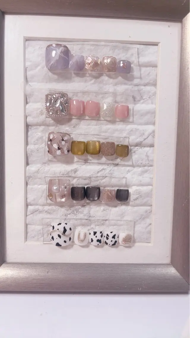 ネイル アートネイル フットネイル yochi nailのネイルデザイン