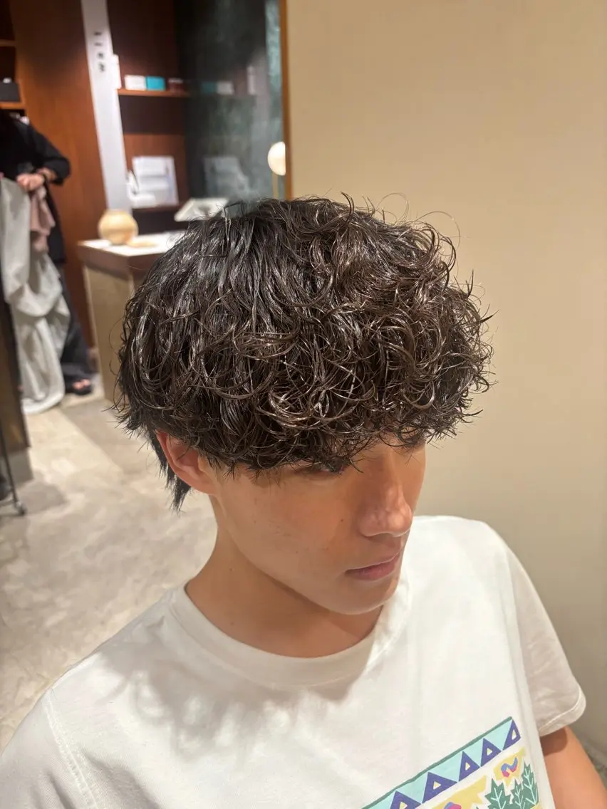 パーマ メンズ walt hayatoのヘアスタイル