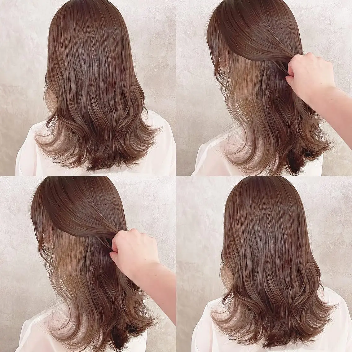 カラー ヘアカラー トリートメント 渋谷:インナーカラー ／🍒エリカ🍒のヘアスタイル