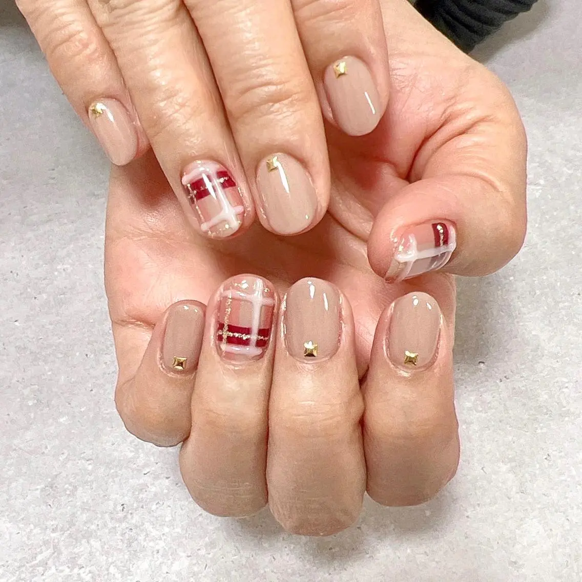 ネイル アートネイル 韓国ネイル ワンカラーネイル ステラ marikominoのネイルデザイン