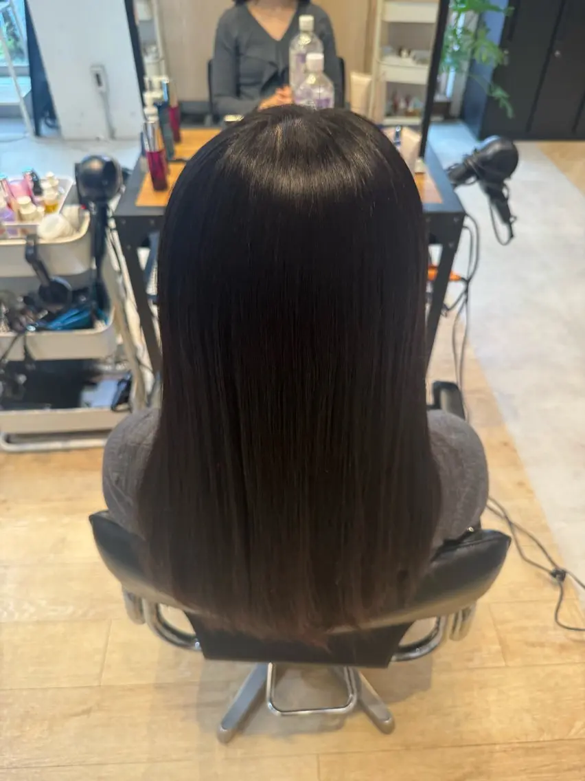 ロング 縮毛矯正 メンズカット モデル募集レオンのヘアスタイル