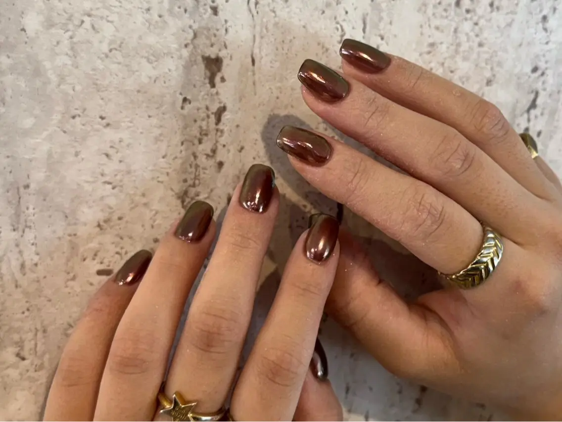 ネイル フレンチネイル マグネットネイル 持ち込み ニュアンスネイル ワンカラーネイル ハンドネイル LINEA.nail 代官山のネイルデザイン