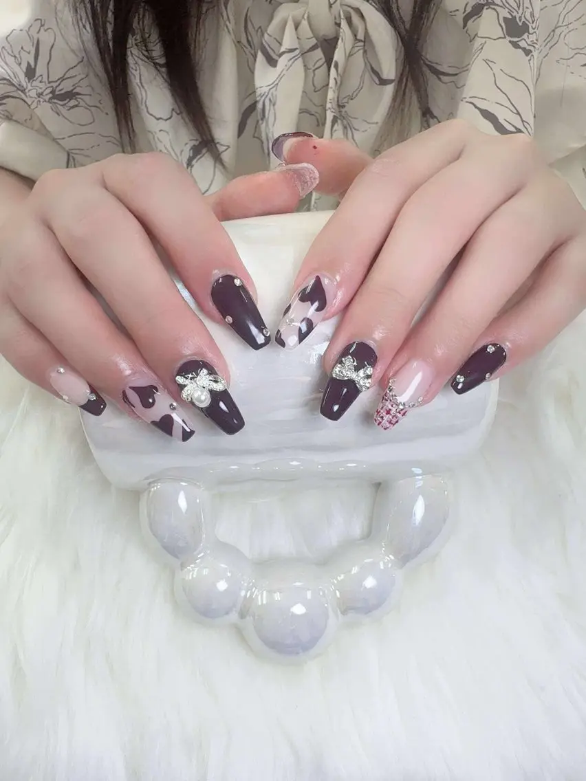 ネイル フレンチネイル グラデーション 韓国ネイル マグネットネイル ニュアンスネイル ハンドネイル Squen Nail shinjukuのネイルデザイン