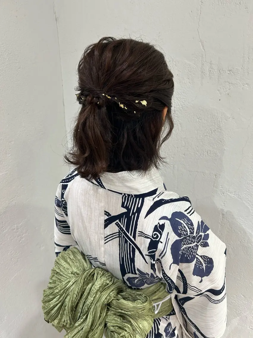 着付け 🦋Misaki🦋 メンズパーマ/着付けのヘアスタイル
