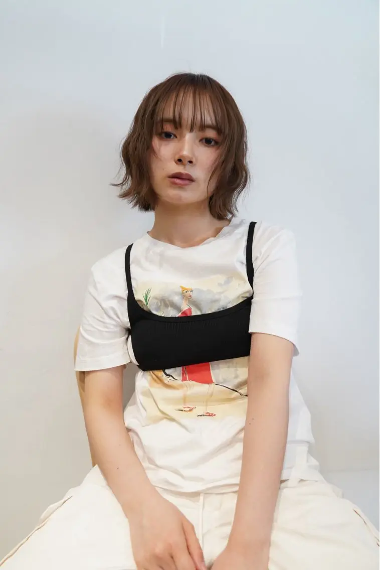ショート カット ヘアカラー kage Nanamiのヘアスタイル