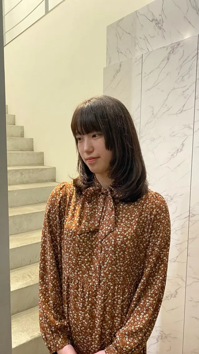 ミディアム マツザキ マナトのヘアスタイル