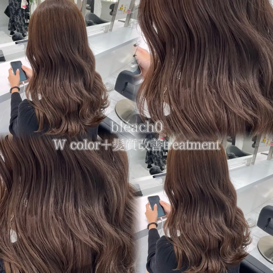 カラー ベージュカラー ベージュ・ラベンダー カラー🎀りりのヘアスタイル