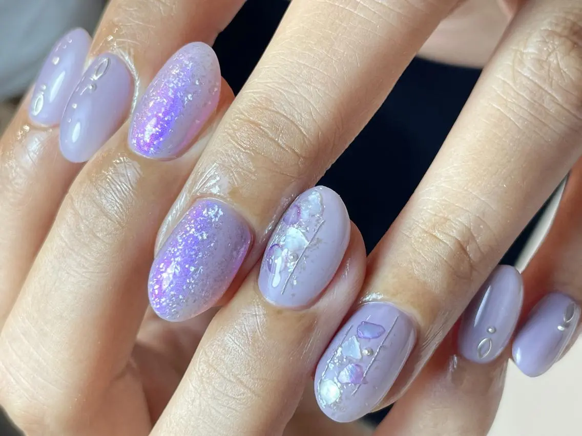 ネイル bijou nails 蓮のネイルデザイン