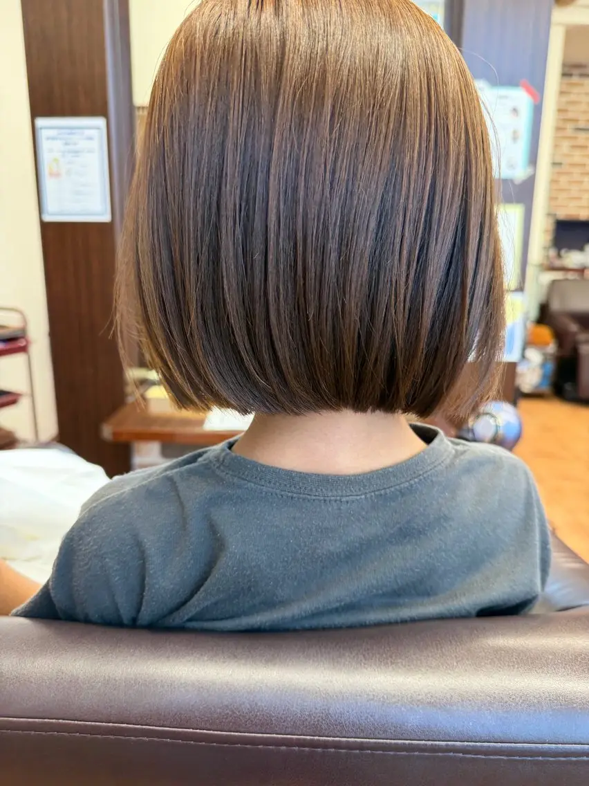 ミディアム 学生 カット 西村 優杏のヘアスタイル