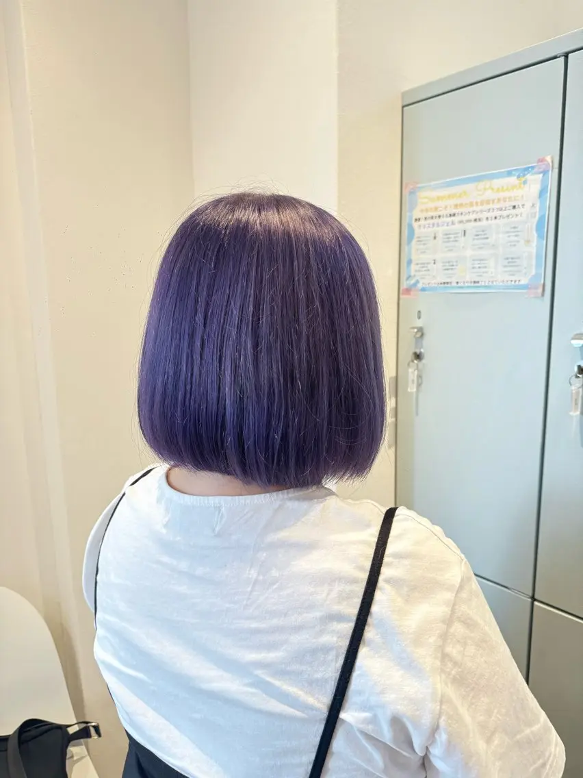 ミディアム カット ヘアカラー トリートメント 🪸cherir AZUSA🪸のヘアスタイル
