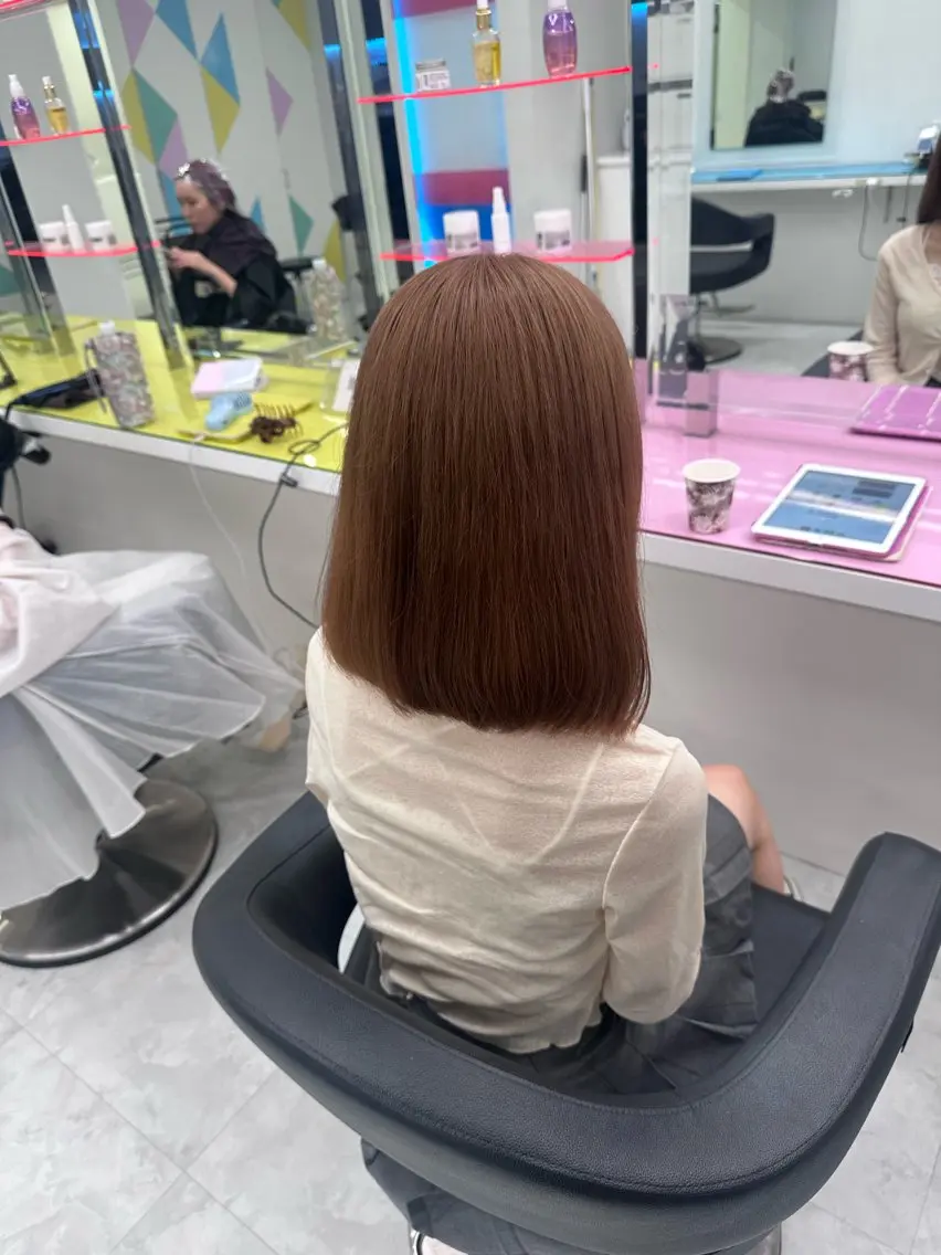 ミディアム カラー カット ヘアカラー ♡ダブルカラー特化♡ miyuのヘアスタイル