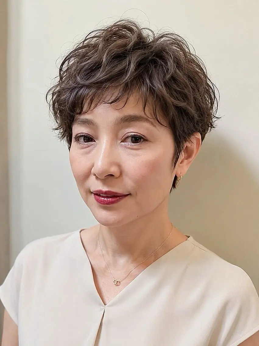 ショート パーマ パーマ 似合わせカット指名率 NO.1/髪質改善のヘアスタイル