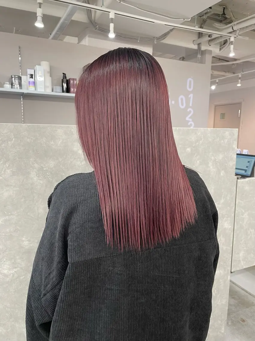 セミロング カラー ヘアカラー 艶髪/透明感カラー tawadaのヘアスタイル