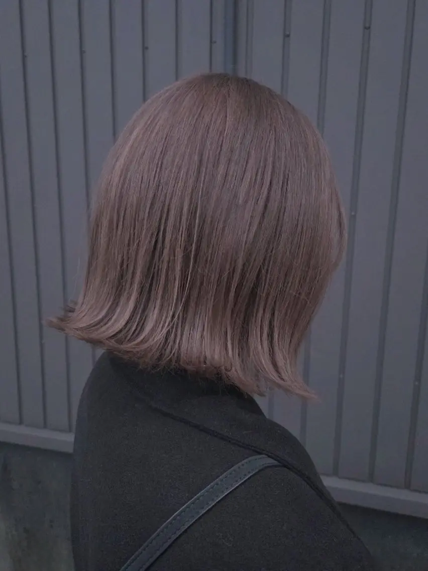 ミディアム カラー ヘアカラー トリートメント 関口 友菜のヘアスタイル