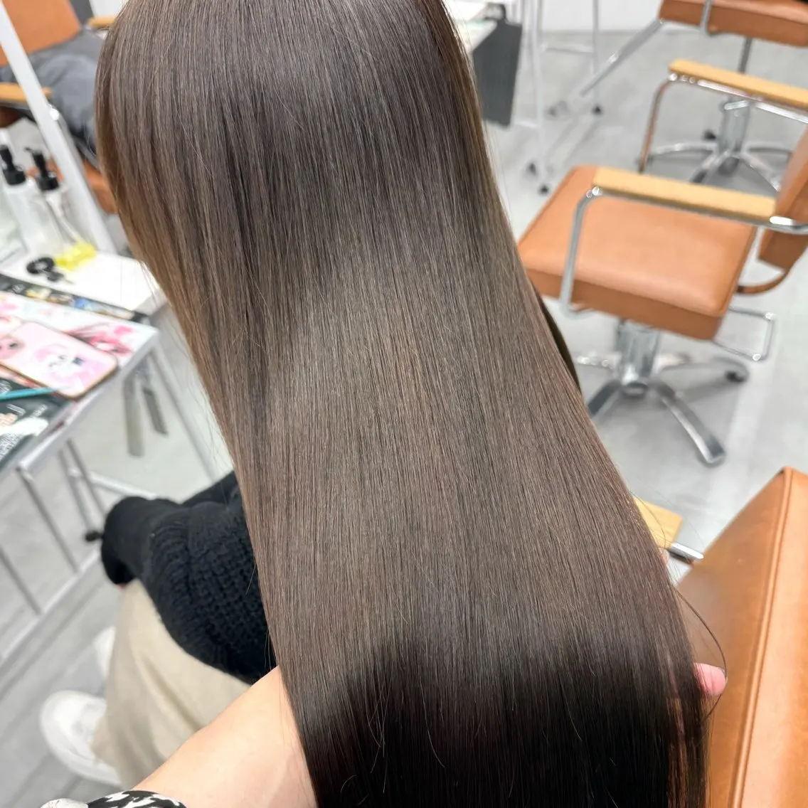 ロング カラー ヘアアレンジ ヘアカラー ブリーチなしカラー /新百合ヶ丘/安形翔のヘアスタイル