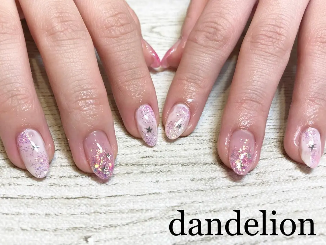 ネイル ハンドネイル ハンドケア dandelion ダンデライオンのネイルデザイン