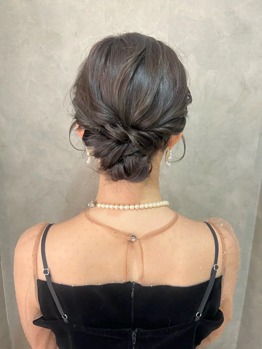 ヘアアレンジ ヘアセット 大人可愛いヘアメイク 💋🧚♀️しずかのヘアスタイル