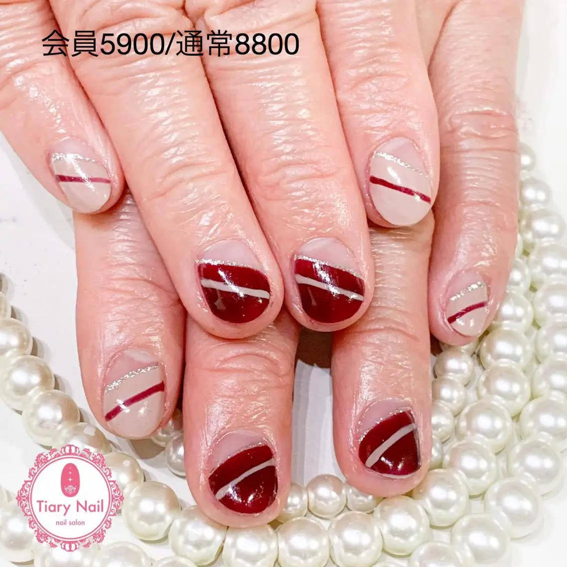 ネイル 💗🪽Tiary Nail🪽💗のネイルデザイン