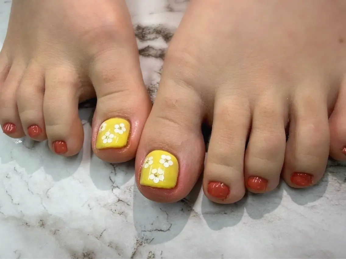 ネイル フットネイル nail salon blancheのネイルデザイン