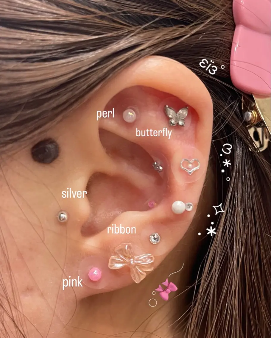 【minimo限定❣️】耳つぼジュエリー付け放題𓂃🎀𓈒𓏸の写真