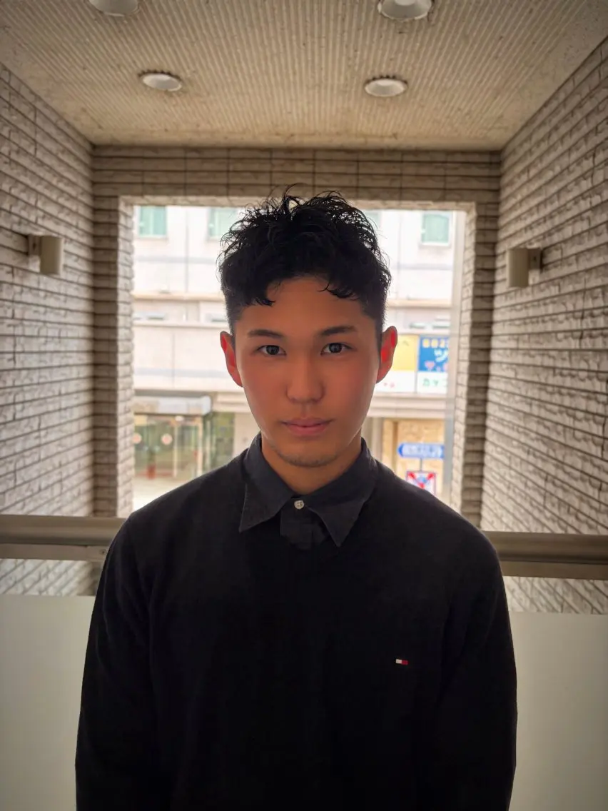ショート メンズ ビジネス ショートヘア カット UMM daichi メンズパーマのヘアスタイル