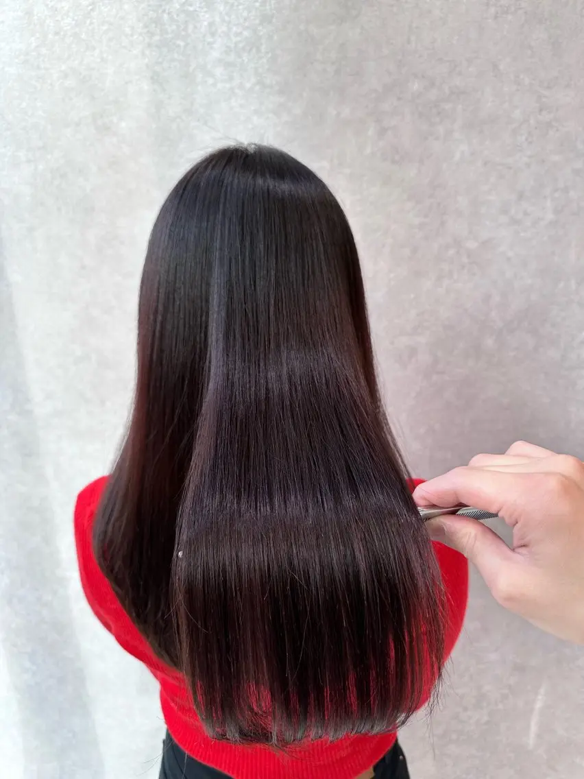 ロング カラー 【𝐀𝐬𝐡大森】 石崎竜祐のヘアスタイル