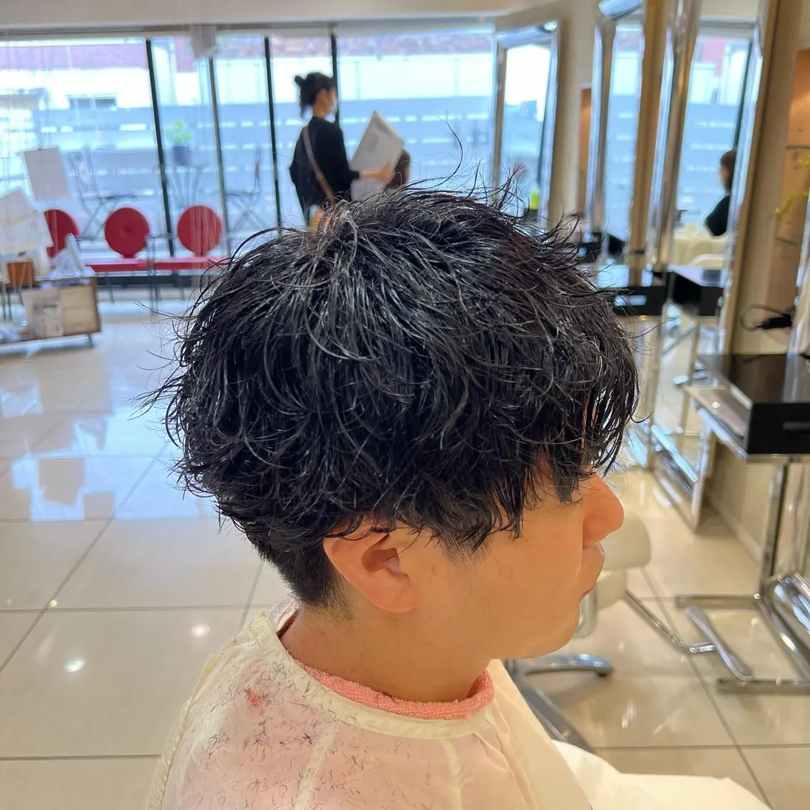 「ミニモ限定」メンズカット+パーマ️🦁の写真
