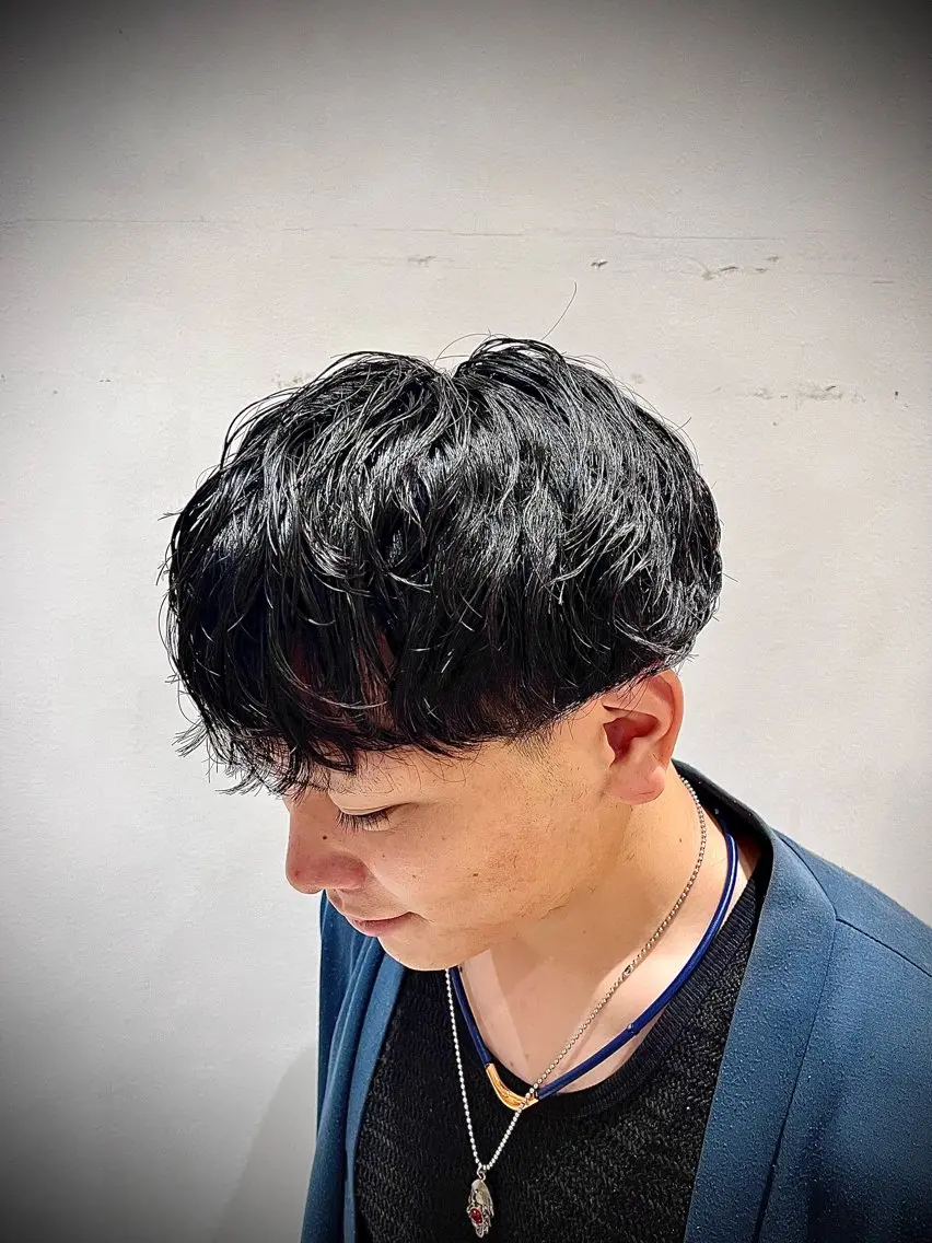 パーマ メンズ メンズパーマ ツイストスパイラルパーマ スパイラルパーマ 🟦メンズ特化🟦 たかしま　あさひのヘアスタイル