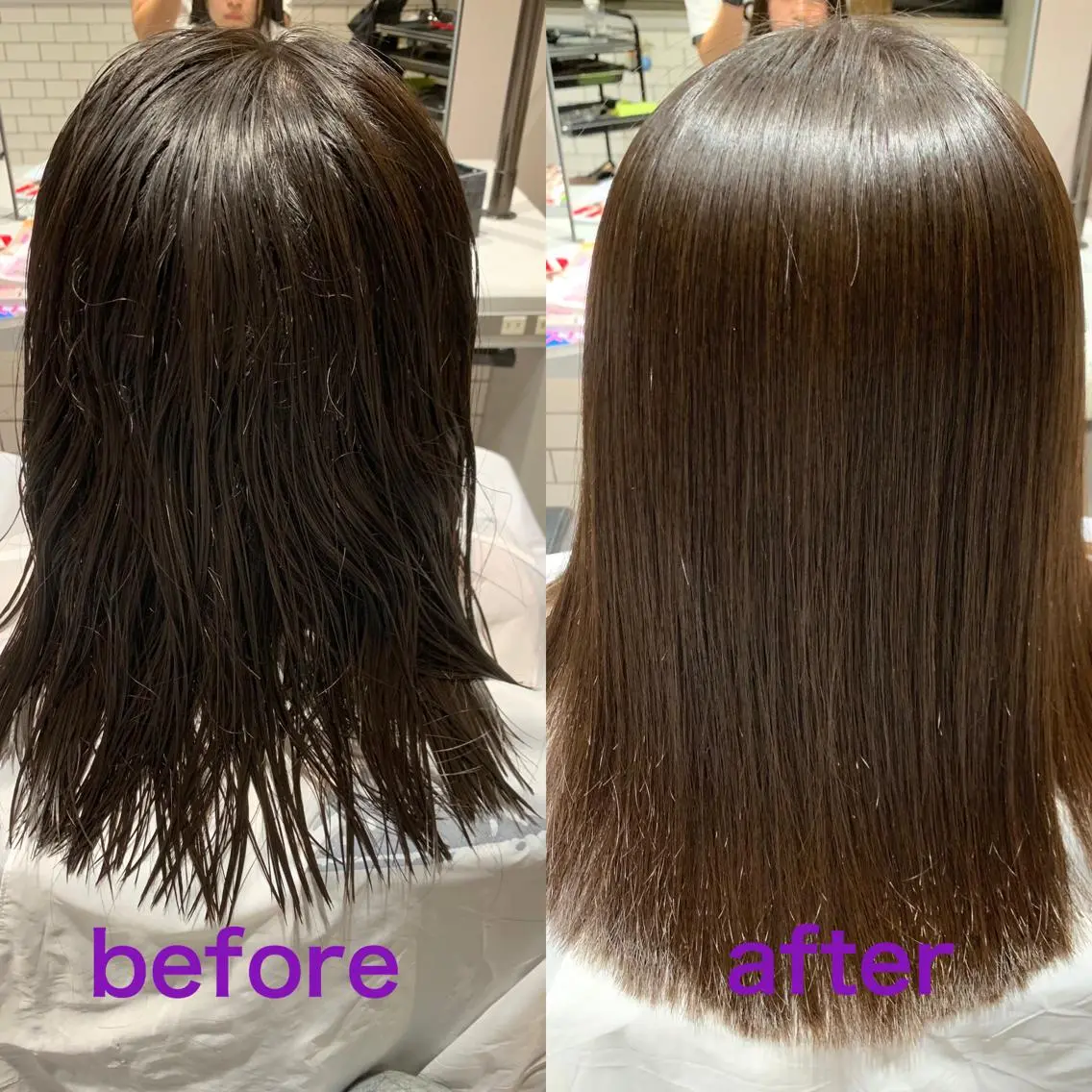 セミロング パーマ Ｋ Ｋのヘアスタイル