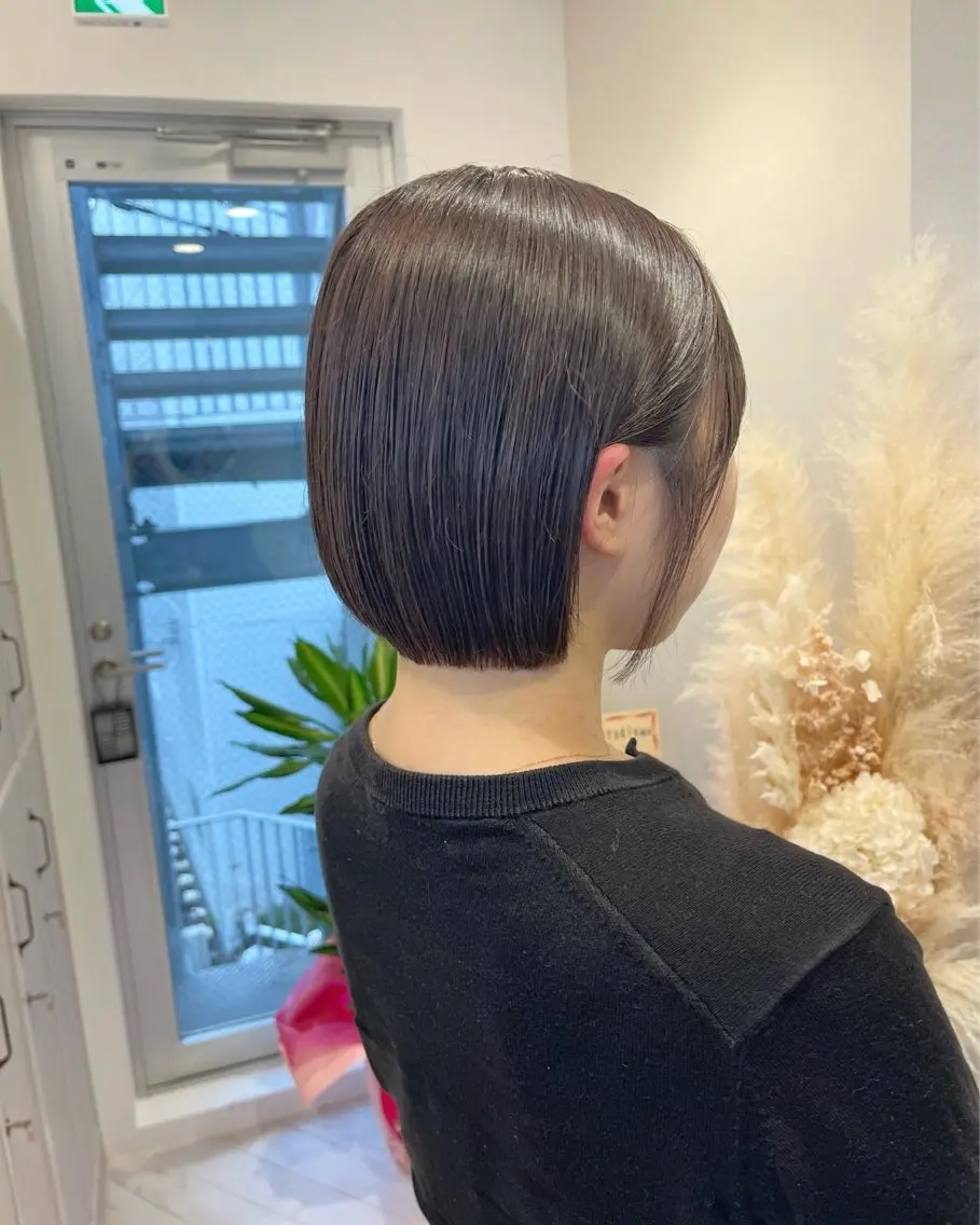 ショート ボブ 伸ばしかけ ボブ/レイヤー/ 茉莉花のヘアスタイル
