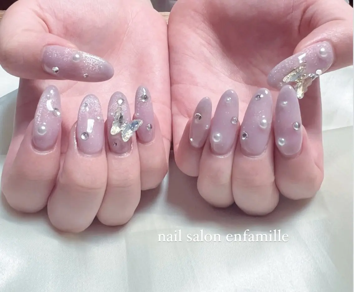 ネイル ハンドネイル nail salon en familleのネイルデザイン