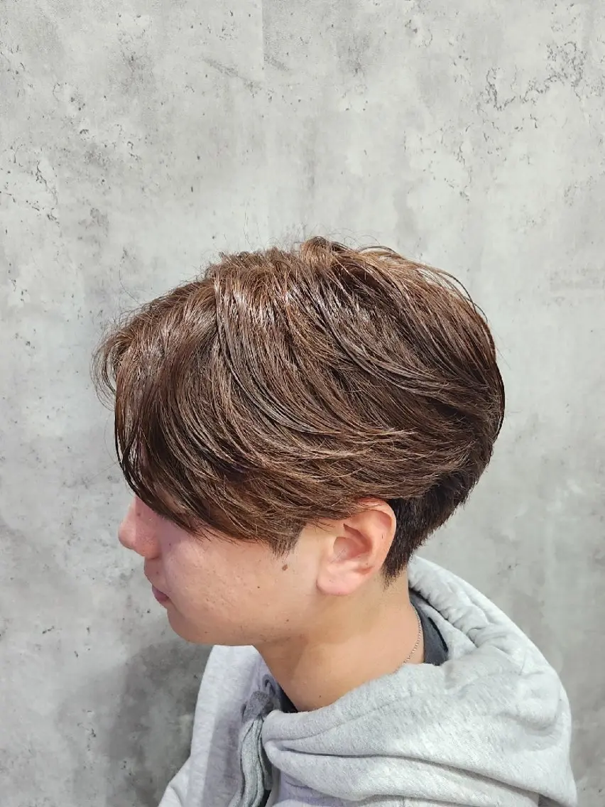 【⚡️新規割⚡️】メンズカット➕ニュアンスパーマ#韓国ヘア#メンズパーマ #毛流れヘア#カルマパーマの写真
