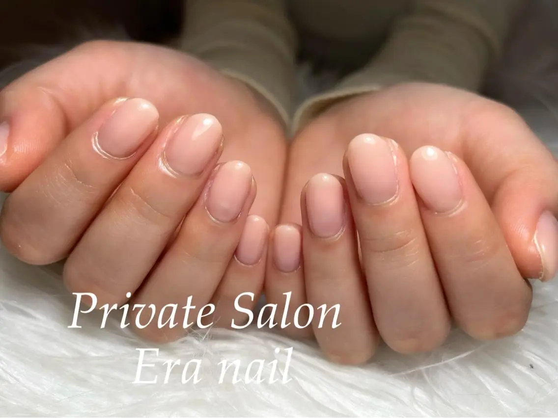 ネイル ワンカラーネイル ハンドネイル Era nailのネイルデザイン