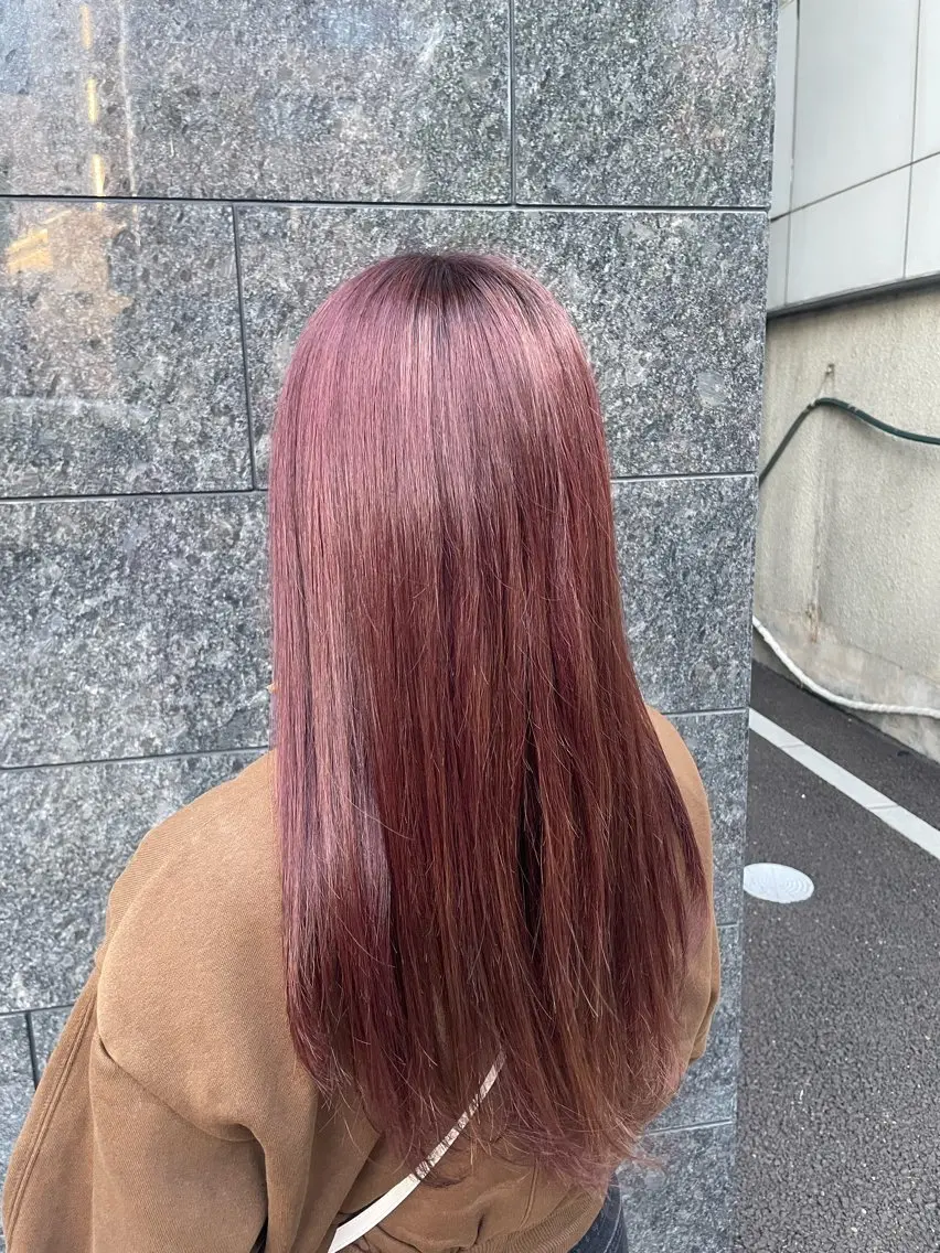 ロング カラー 鈴木 心音のヘアスタイル