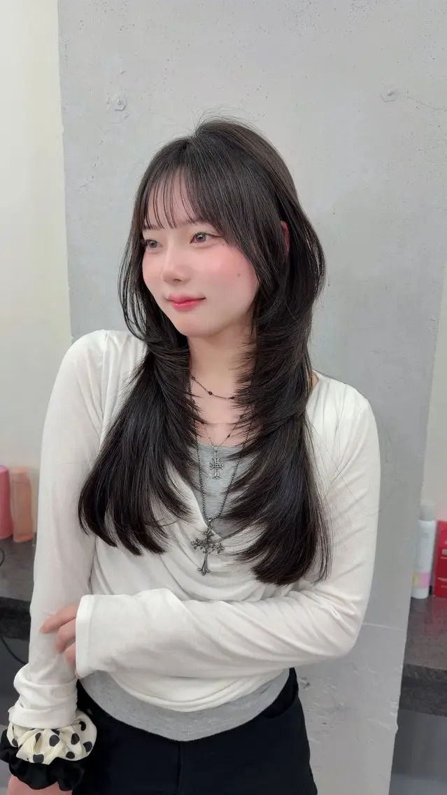 ロング ハッシュカット 似合わせカット カット 永田竜一/ 先着モデル募集中のヘアスタイル