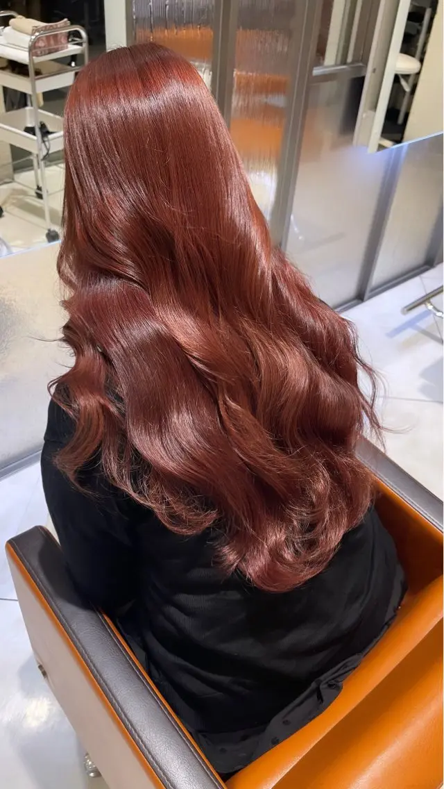 ❤️ 【 暖色color 】 ❤️ color + treatment 🫧の写真