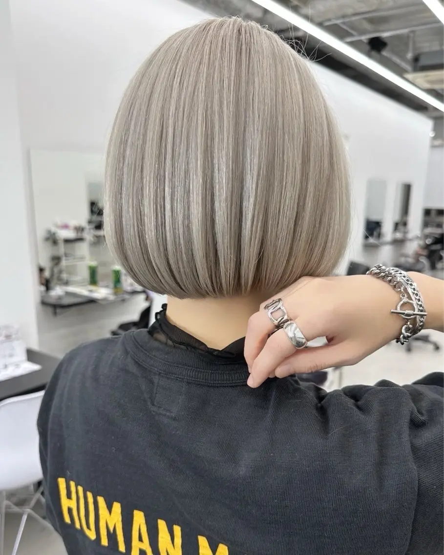 ショート カラー ヘアカラー 太田川/ハイトーン mamiのヘアスタイル